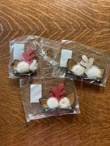 Photo of free 3 reindeer barrettes (94579 (San Leandro)) #1