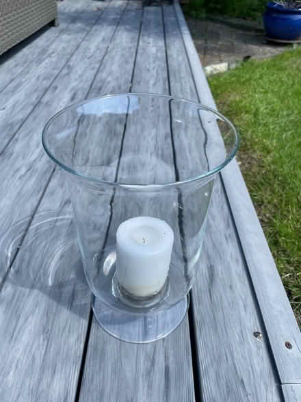Photo of free Glass storm lantern (MK4 Tattenhoe) #1