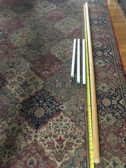 Photo of free Closet rods (wooden, metal) (Wakefield) #1