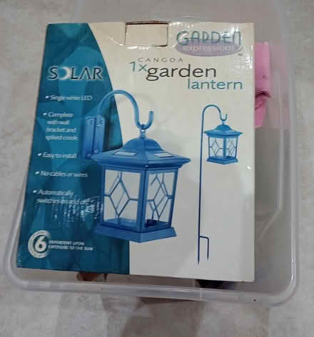Photo of free Solar powered garden lantern (Market Place Kendal LA9) #1