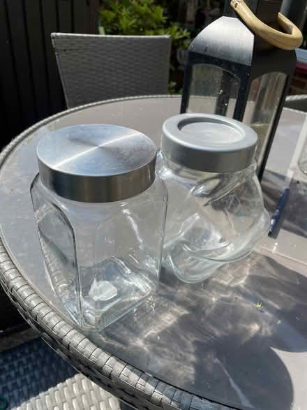 Photo of free Two Glass storage jars (Garston WD25) #2