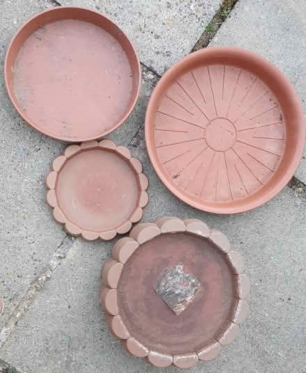 Photo of free Plant pot saucers (Stockport) #1