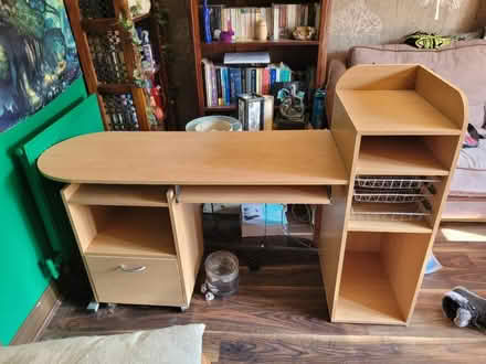 Photo of free Desk with pedestal and storage (Ashford TN23) #1