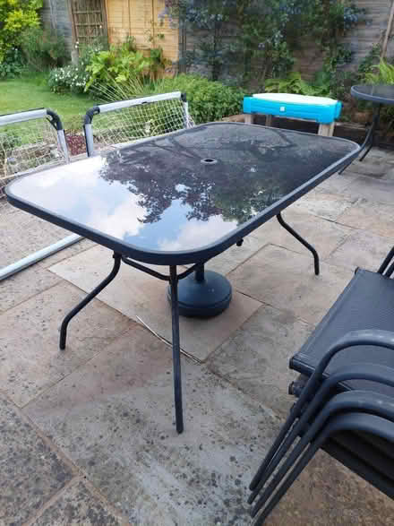 Photo of free Garden table and 6 chairs (Welwyn Garden City) #3