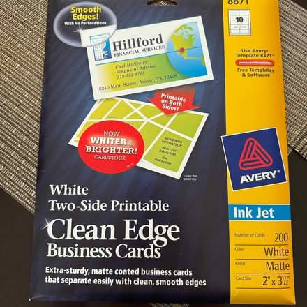 Photo of free Business Cards - Printable White (Boyds, close to Germantown.) #1