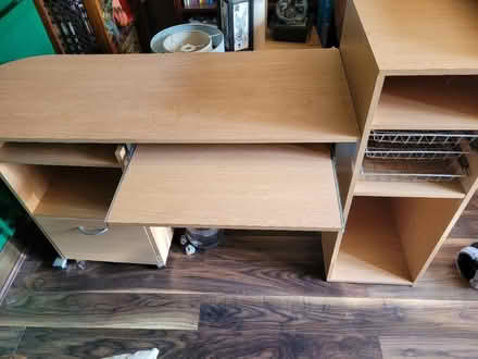 Photo of free Desk with pedestal and storage (Ashford TN23) #2