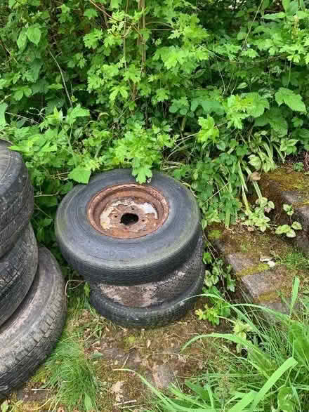 Photo of free 10” steel mini/trailer wheels (Kendal LA9) #1