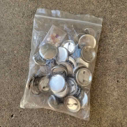 Photo of free metal pinback button blanks (Barron Park) #1