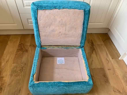 Photo of free Pouffe / Footstool with storage (Lamborough Hill OX13) #2