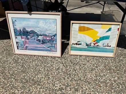 Photo of free Framed art-Hawaii theme (Redwood City, Woodside Plaza) #1