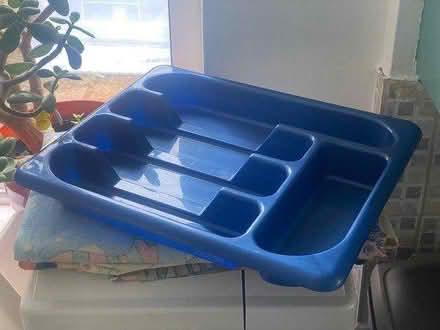 Photo of free Blue cutlery tray (Penycae, LL14) #1