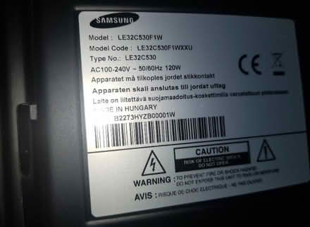 Photo of free 32inch samsung tv. Not HD (Romiley SK6) #2