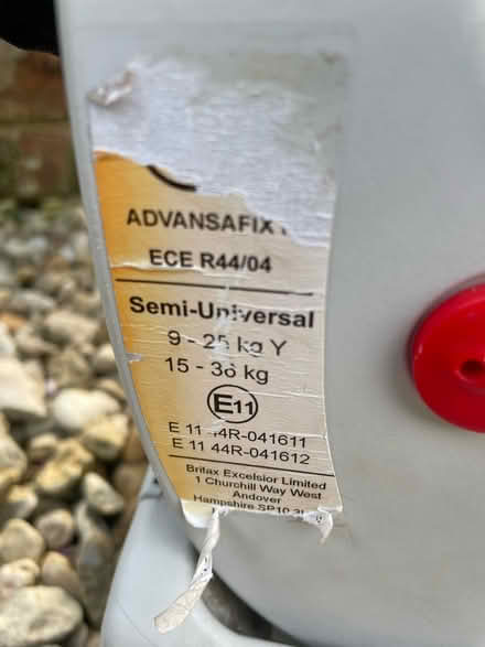 Photo of free Britax car seat (Wolvercote, OX2) #1