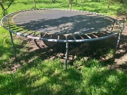Photo of free 12’ trampoline (unguarded) (Dungworth S6) #2