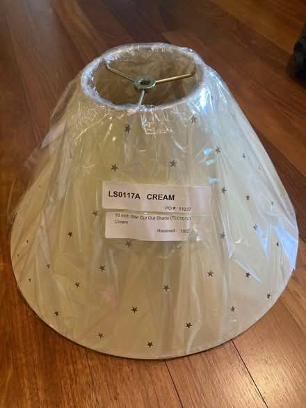 Photo of free Brand new cream colored lamp shade (Bethesda) #1
