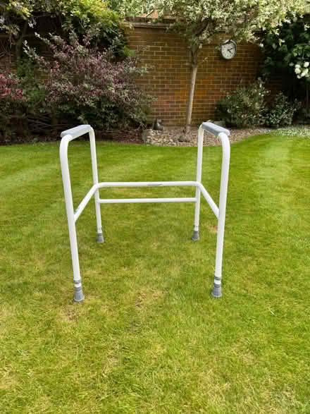 Photo of free Adjustable Toilet Frame, freestanding with padded arms. (Mill Green AL7) #1