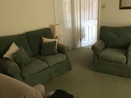 Photo of free 2 seater sofa plus 1 armchair (Charlton Kings GL53) #1