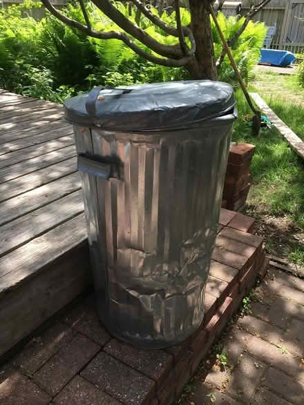 Photo of free well used metal garbage can (Little Italy, Ottawa) #1