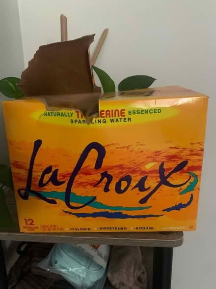 Photo of free La Croix tangerine flavored water (Allentown) #1