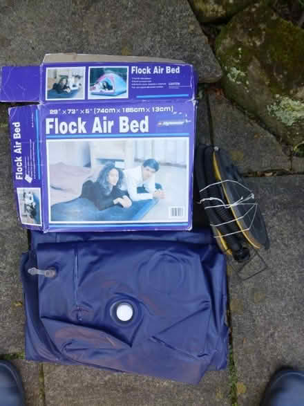 Photo of free Air Bed - Single Size, plus Foot Pump (Littleover DE23) #1