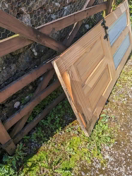 Photo of free Pine doors - damaged (Underbarrow LA8) #1