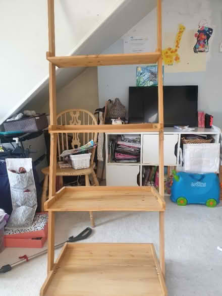 Photo of free 4tier wooden ladder garden shelves (Wandsworth Common SW12) #4