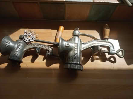 Photo of free Antique mincers... Amazing bit of kit but not (Franklands Village RH17) #1