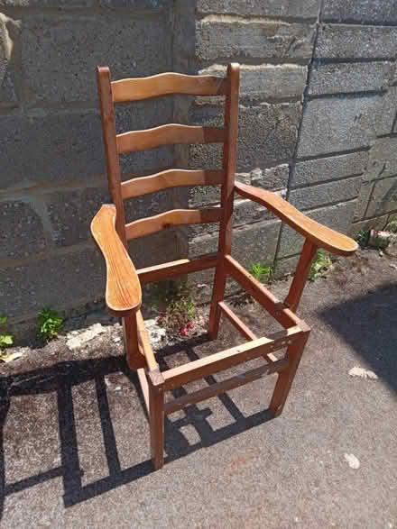 Photo of free Wooden chair minus the seat. (Blackbird Leys OX4) #1