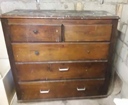Photo of free Large solid chest of drawers (Wyton Huntingdon) #1
