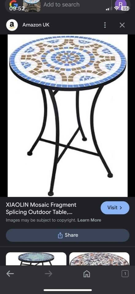 Photo of free Cast iron bistro table and chairs (SK7 Bramhall) #2