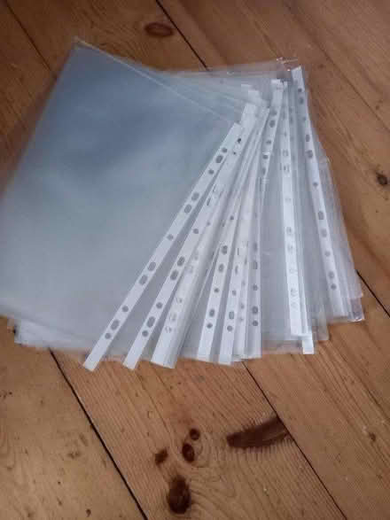 Photo of free 30 plastic file inserts (Loughborough Junction SE5) #1