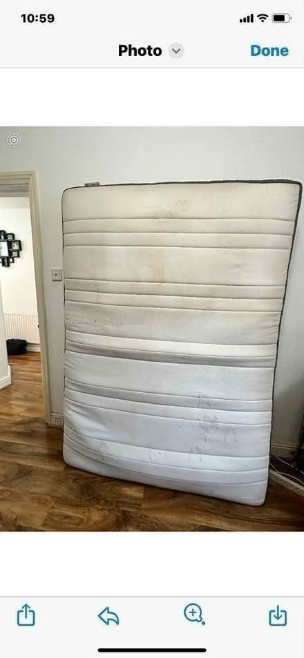 Photo of free Double bed mattress (Alperton HA0) #2