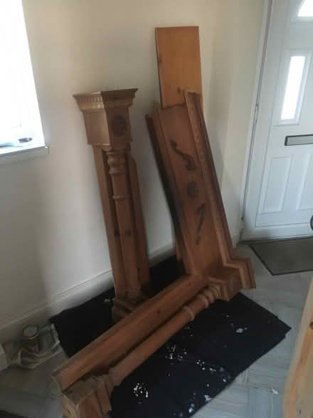 Photo of free Fire surround and mantlepiece/shelf (Ebbw Vale, NP23) #1