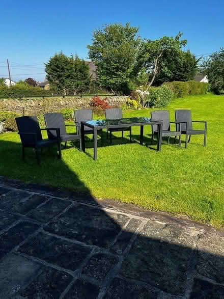 Photo of free Garden Table and 6 Chairs (CH8) #1
