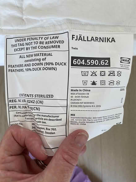 Photo of free Two ikea duvets (twin/single size) (Murray Hill) #1