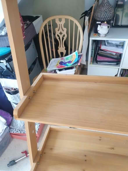 Photo of free 4tier wooden ladder garden shelves (Wandsworth Common SW12) #3