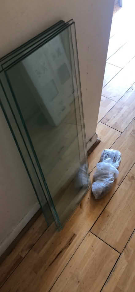 Photo of free Glass floating shelves (West Hampstead NW6) #1