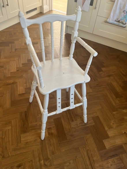 Photo of free Kids Wooden high chair (Cheam) #1
