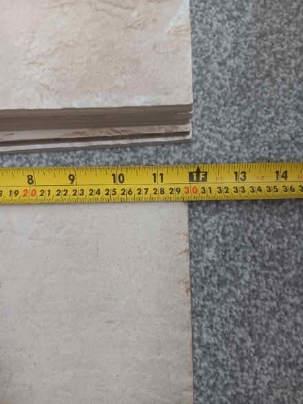 Photo of free Cream textured floor tiles (Coity CF35) #2