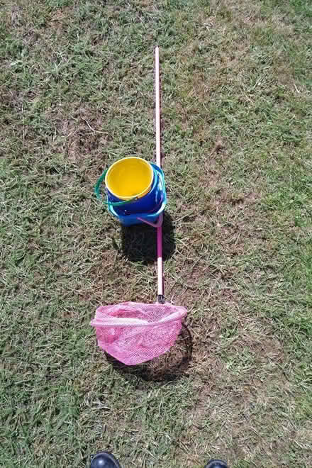 Photo of free Child's fishing net and buckets (Havant PO9) #1