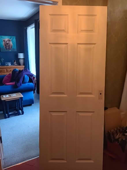 Photo of free 1x 6 panel molded door (30"x77") (Coity CF35) #1