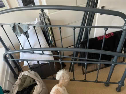 Photo of free King size bed frame and mattress (Banbury) #1