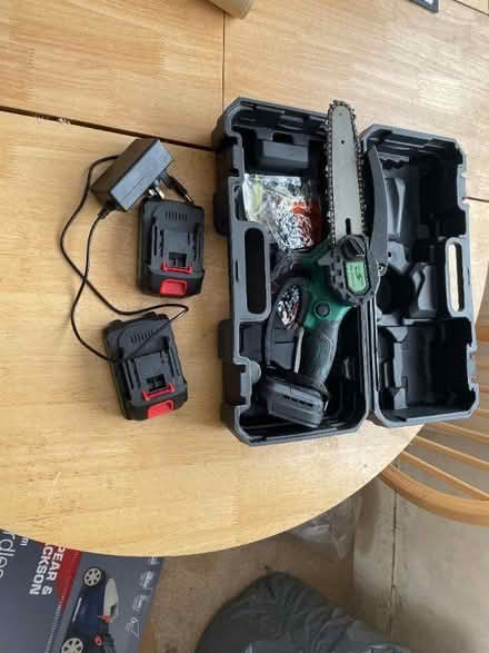 Photo of free Mini cordless chainsaw 6" blade (Bromborough Pool CH62) #1
