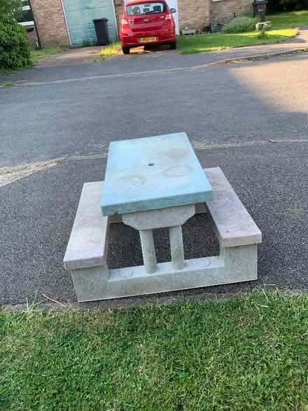 Photo of free Children’s picnic bench (Fleetville AL1) #1