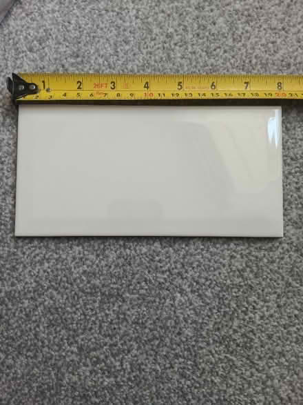 Photo of free Cream subway tiles (35 total) (Coity CF35) #2