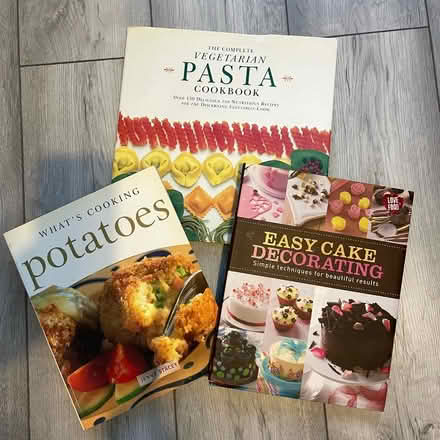 Photo of free 3 Hardback Cooking Books (Two Poplars Pub, RG41 2P) #1
