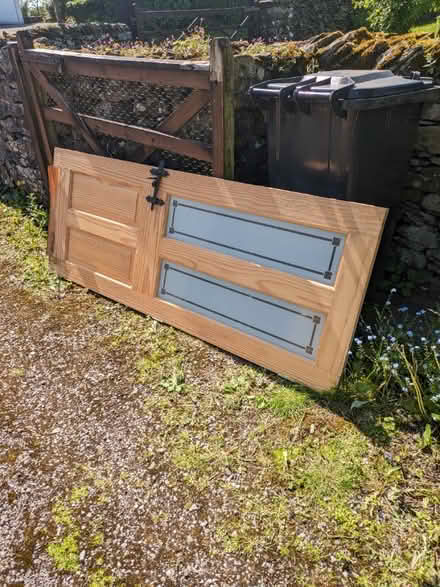 Photo of free Pine doors - damaged (Underbarrow LA8) #2