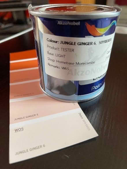Photo of free Sample pot of Dulux Jungle Ginger 6 (Heysham LA3) #1