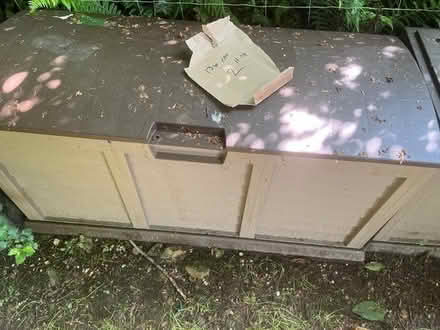 Photo of free 2 garden storage boxes (Musbury) #2