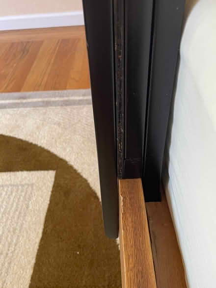 Photo of free Wooden rail for twin bed (El Camino and Distel Drive) #1